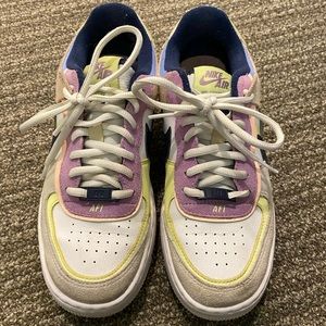 Nike Air Force 1 Low Shadow Photon Dust Crimson Tint Size 7